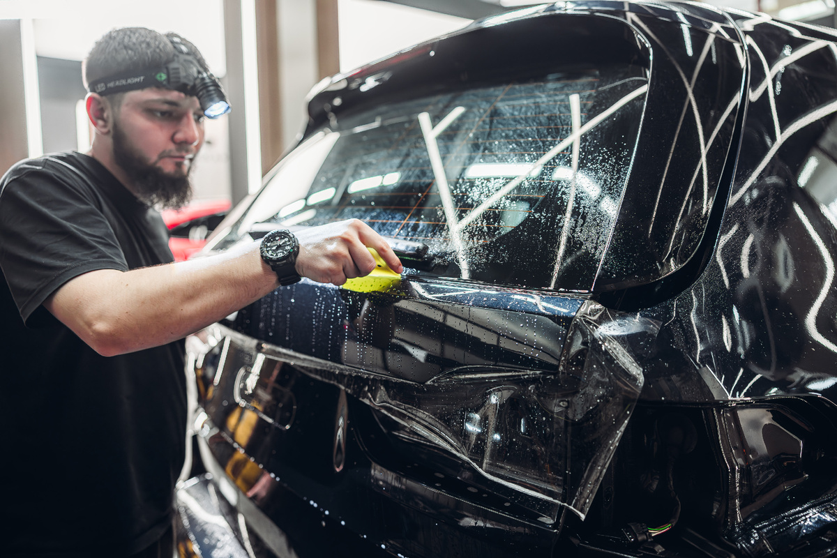 Подготовка к оклейке автомобиля KARAD Детейлинг