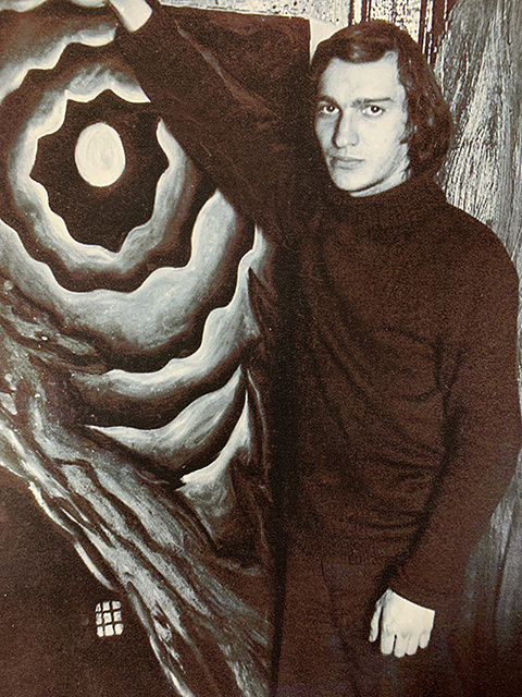    Эту свою картину Олег Радин подарил Пятрасу Герулису, первому мужу Илоны Броневицкой и отцу Стаса Пьехи, который ставил в Курском драмтеатре свой дипломный спектакль