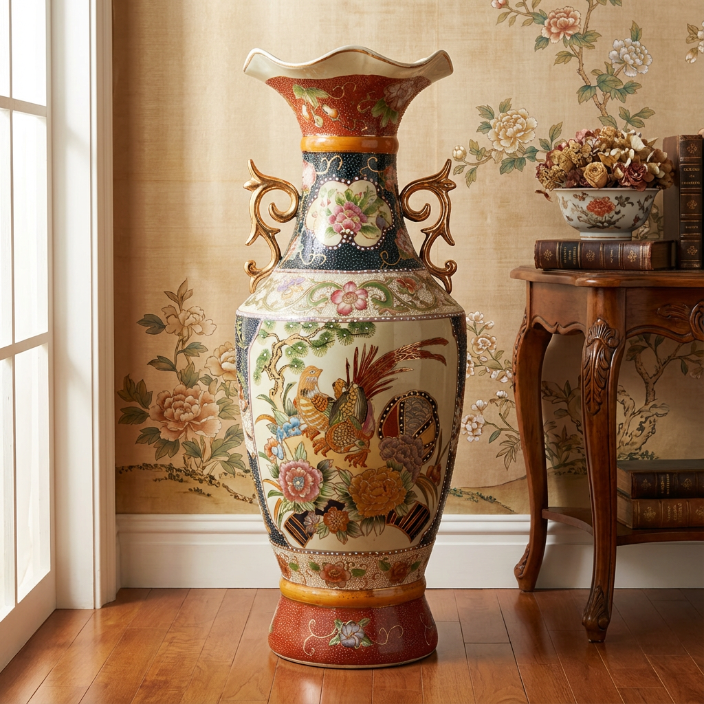 Ваза большая напольная высота 60 см