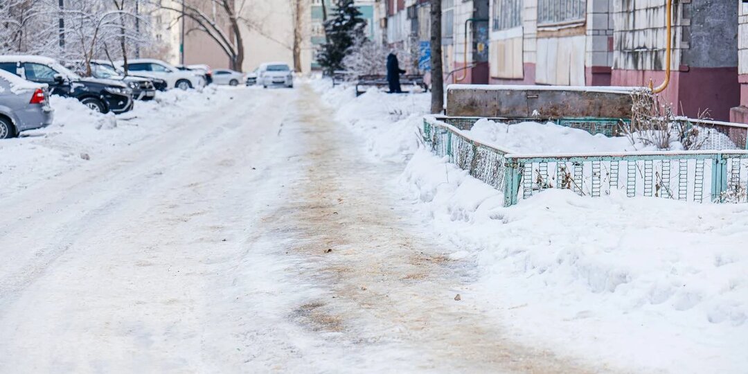 Мэр Липецка не доволен уборкой дворов от снега