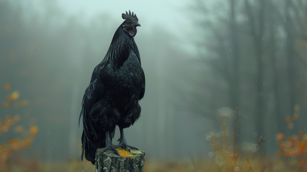 По поверьям, 15 января семилетний чёрный петух якобы откладывает в навозе яйцо. Фото: ru.freepik.com