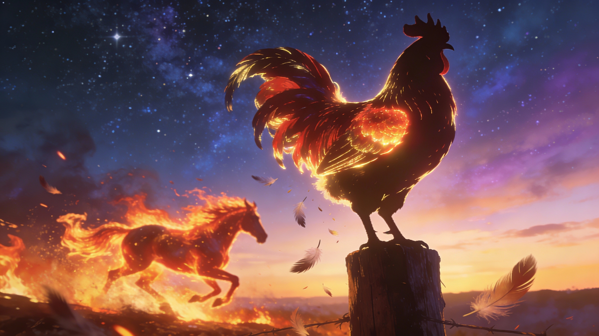 Гордый Петух на вершине и Огненная Лошадь: блеск 2026 и риск падения 🐔🔥
