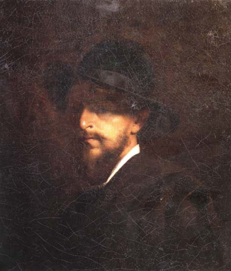 Г. Г. Мясоедов «Автопортрет», 1870 год. Холст, масло. Размеры: 69 x 53 см. Тульский музей изобразительных искусств. Фото картины взято из открытых источников.