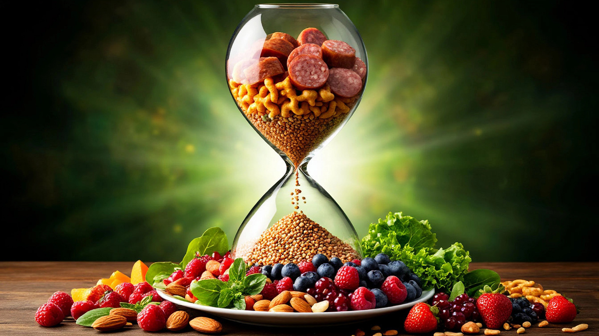 Что, если старение — это не предопределённый маршрут, а ландшафт, по которому мы можем прокладывать разные тропы? Одни ведут к долгой, полной сил жизни, другие — к болезням и увяданию. И самый мощный инструмент для выбора пути у нас в руках каждый день — это наша вилка. Новейшие научные данные доказывают: старением можно не просто «замедлиться», им можно управлять. Пришло время перестать искать чудо-ягоду и начать программировать свои клетки на долголетие через осознанное питание.
