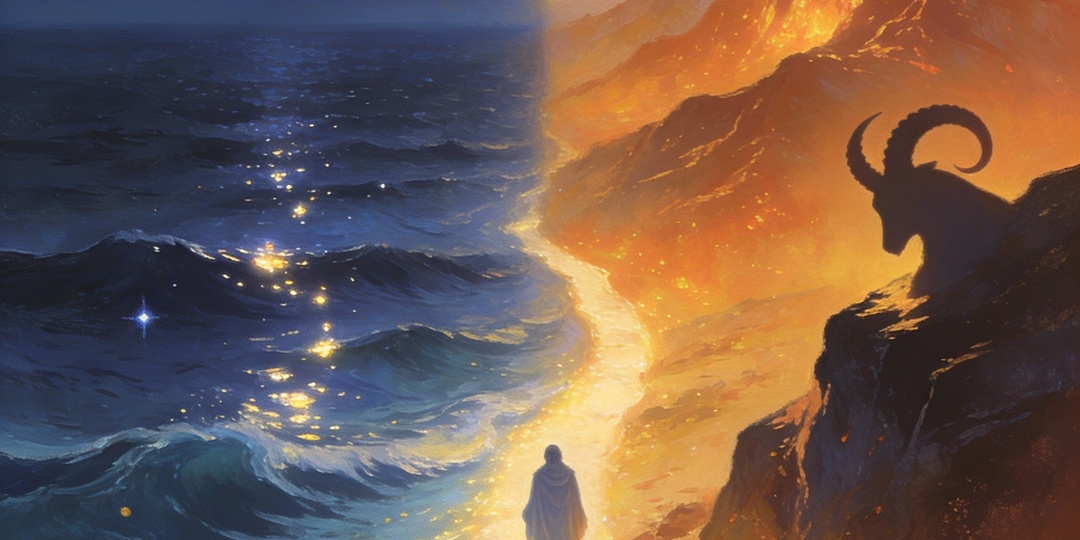 Куспид Рыба-Овен: зачем природа создала людей, рожденных на границе двух миров 🌊🔥