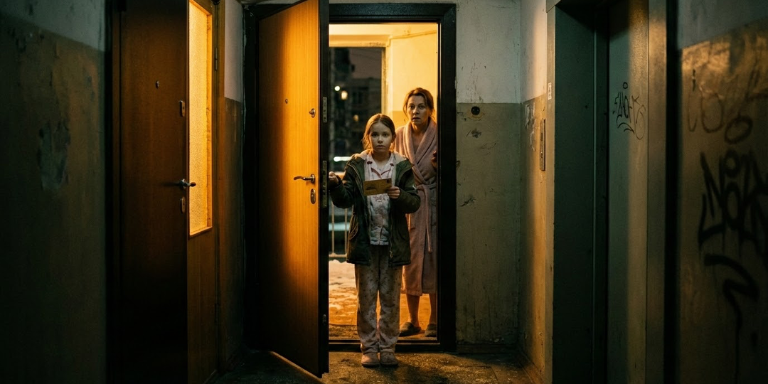 Открыла дверь в три ночи. Девочка протянула открытку с её почерком