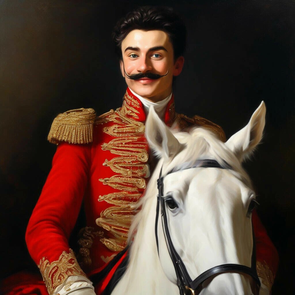 ... Всё он тот же, с прежней лихостью в очах!