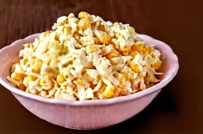 Очень вкусный салат за 3 минуты или чудо на Старый Новый год