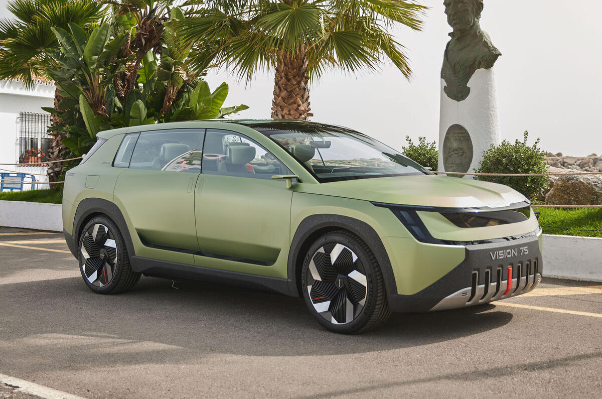 Skoda Vision 7S станет основой Skoda Peaq