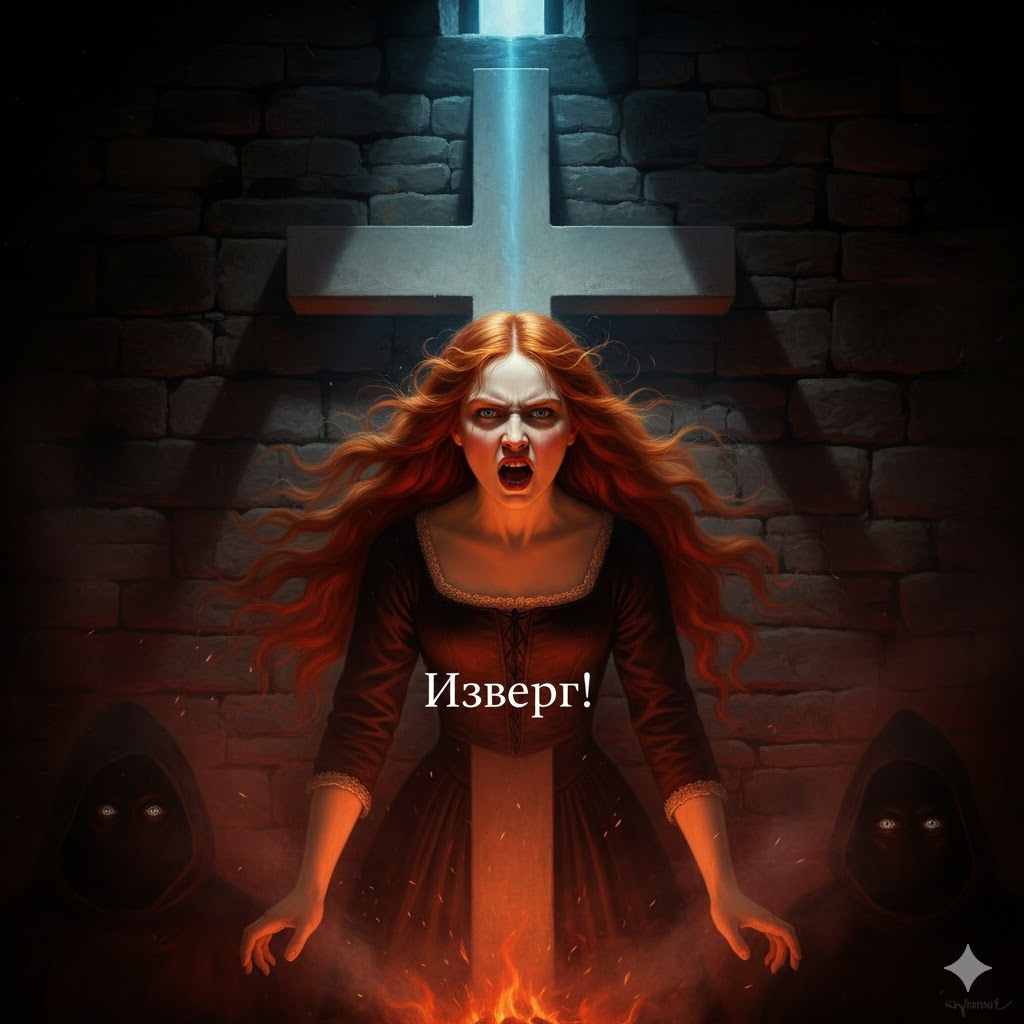 "Мария. Момент истины: Голос из Бездны", иллюстрация создана сетью Джемини