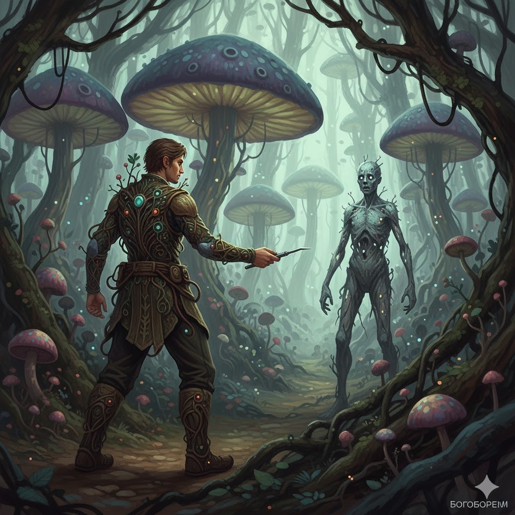 "Кандид, вскрытие Искажения", иллюстрация создана сетью Джемини