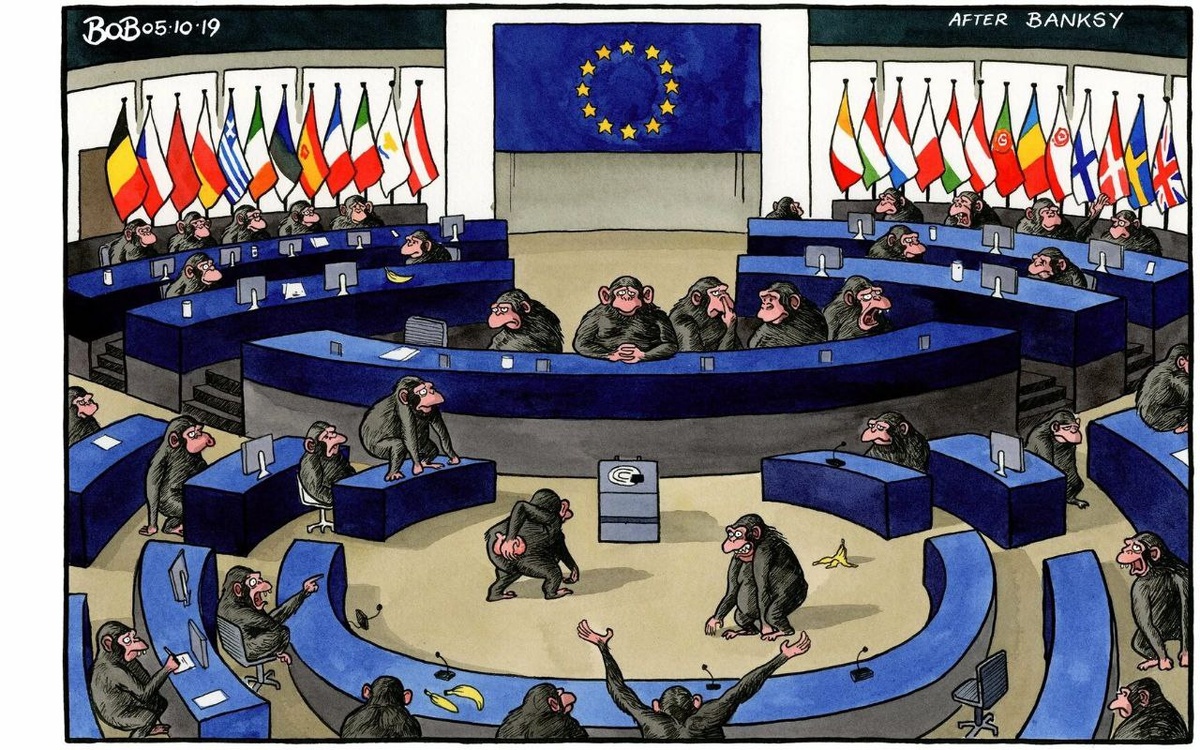 "Евроф@@@сты"" решают вопрос о лишении голоса Венгрии после поездки В. Орбана в Москву. Рис. из свободного доступа