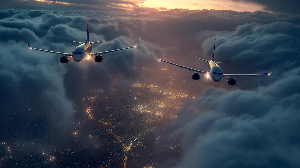     Два пассажирских самолета пролетели на опасно близком расстоянии над Казахстаном РЕН ТВ