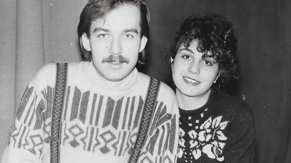 Кирилл Полухин с женой Светланой в молодости