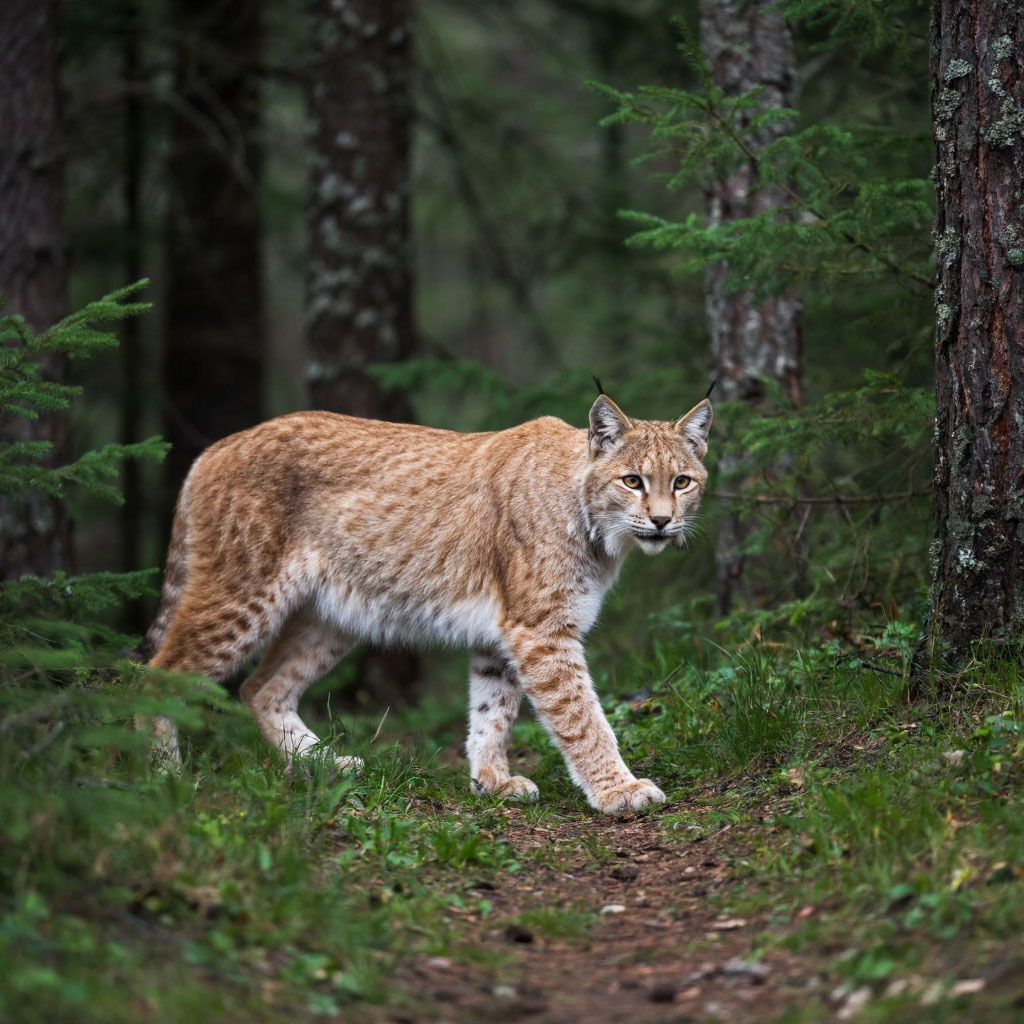 Рысь в дикой природе
