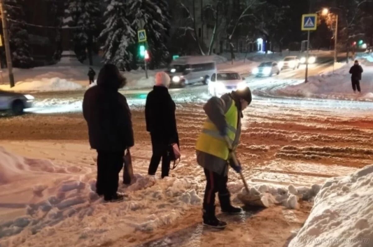    В Пензе прокуратура проверяет качество уборки снега
