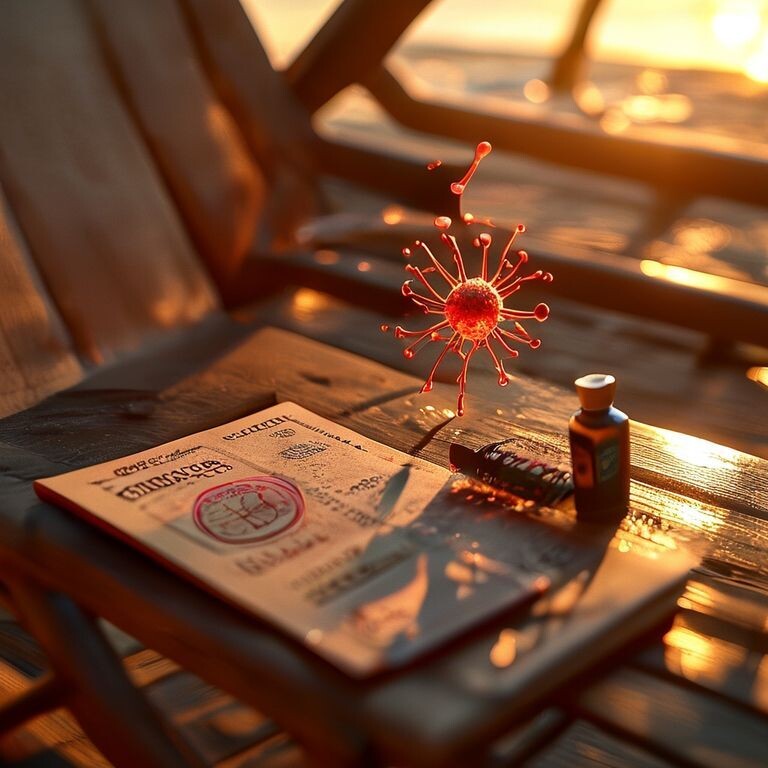 Помимо прекрасных видом, чудесной природы, незабываемого отдыха, тропики всегда припасают особые сюрпризы в виде инфекционных забоелваний. Изображение by Mj