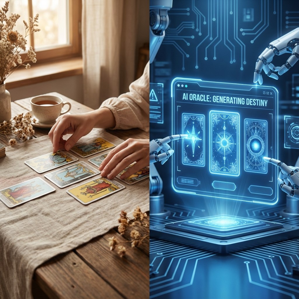 Живое тепло против холодного алгоритма: в чем главное отличие ИИ-раскладов от человеческой интуиции