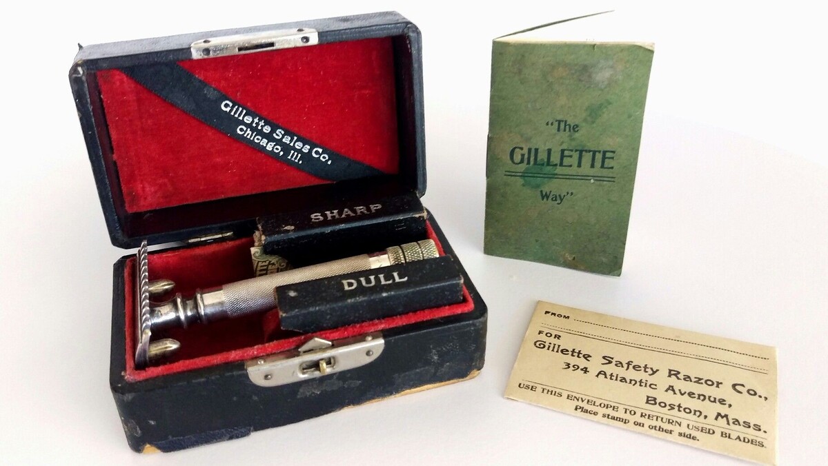 Модель Gillette Double Ring Safety Razor — заявка на патент оформлена в 1903 году