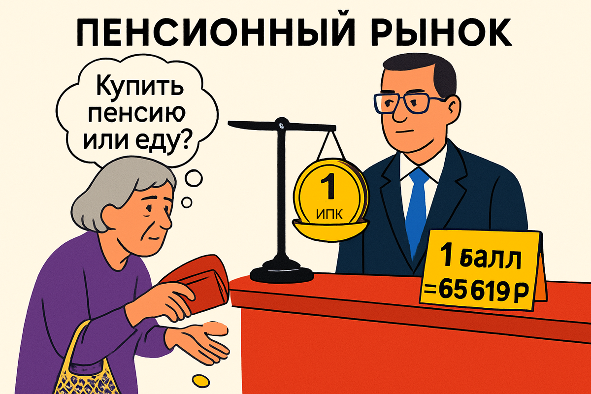 Пенсия за деньги: "Не хватает 2 балла? Купите за 130 тысяч!"