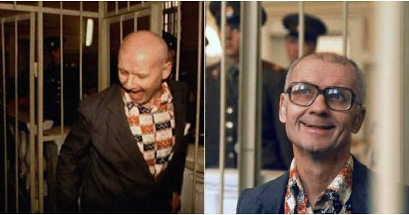 Чикатило на суде 