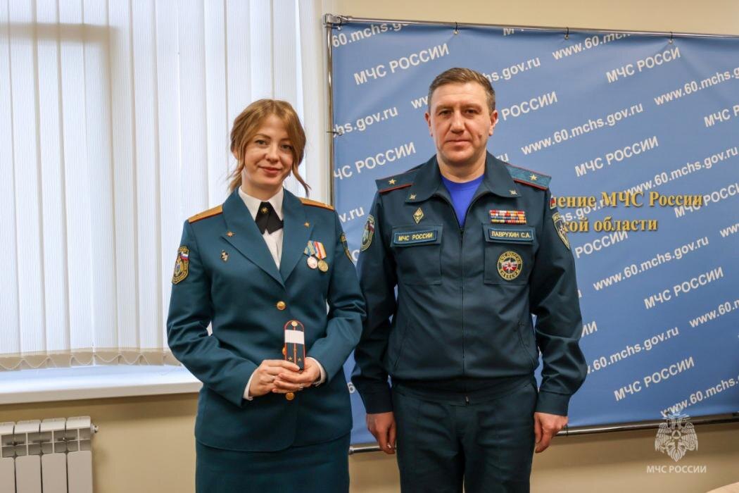 Специалистам псковского МЧС присвоили очередные специальные звания
Фото: пресс-служба ГУ МЧС России по Псковской области