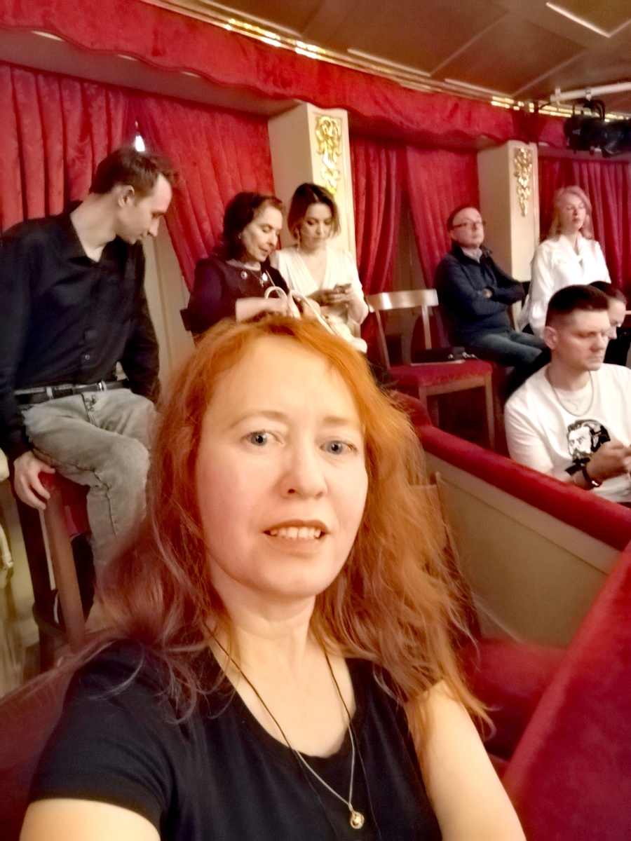 В Большом театре на опере "Борис Годунов" 