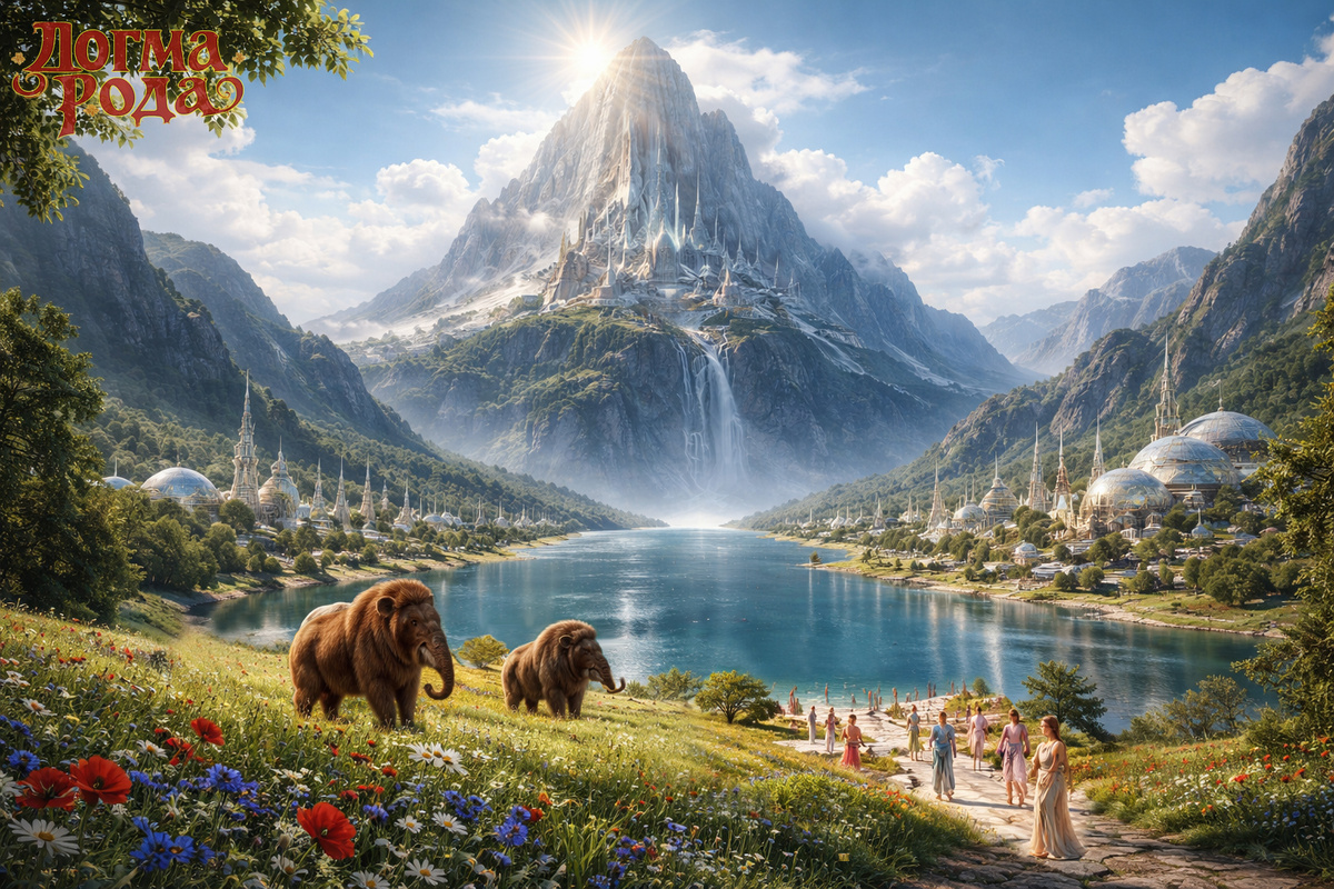 Моя визуализация Гипербореи. (с) Догма Рода