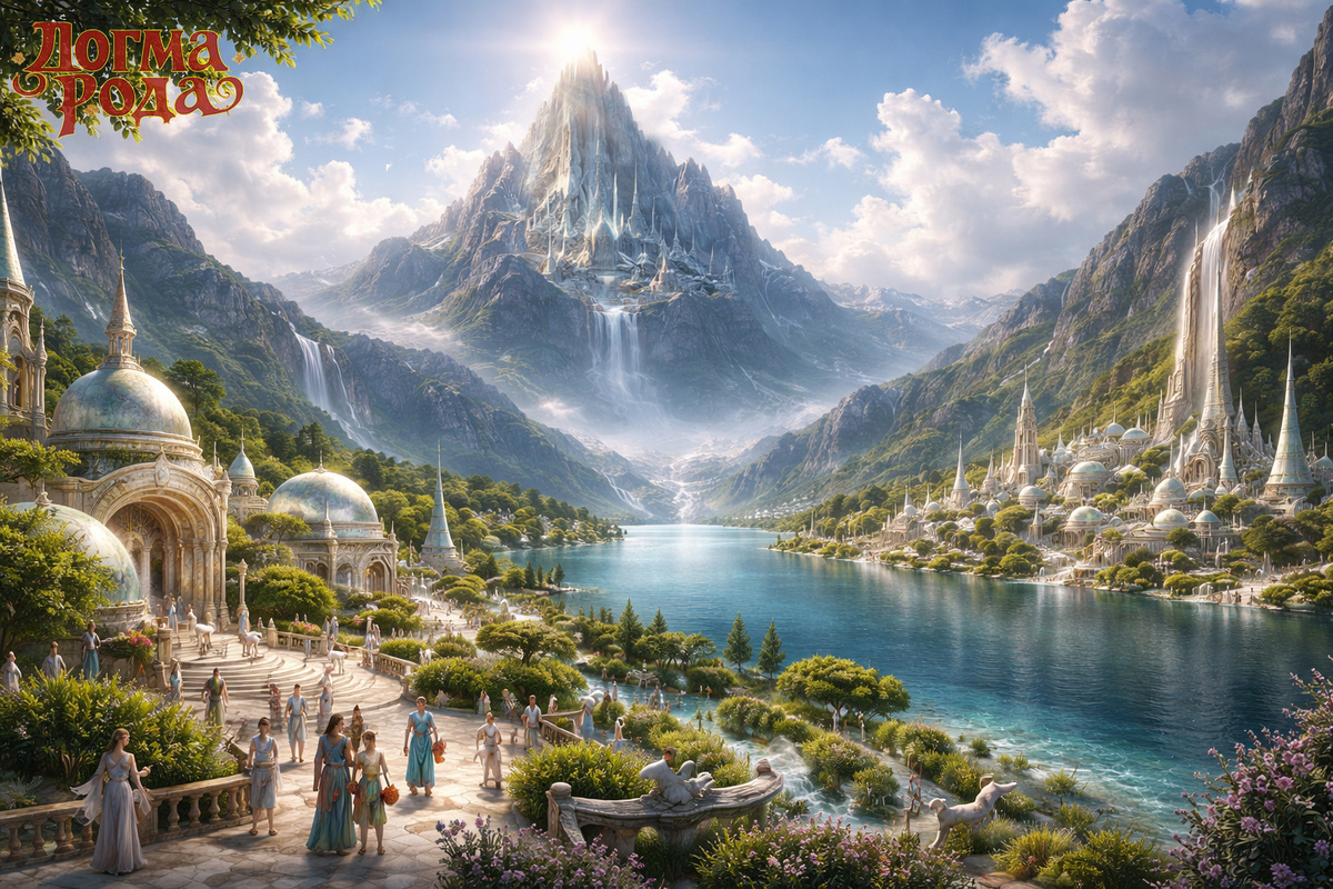 Моя визуализация Гипербореи. (с) Догма Рода