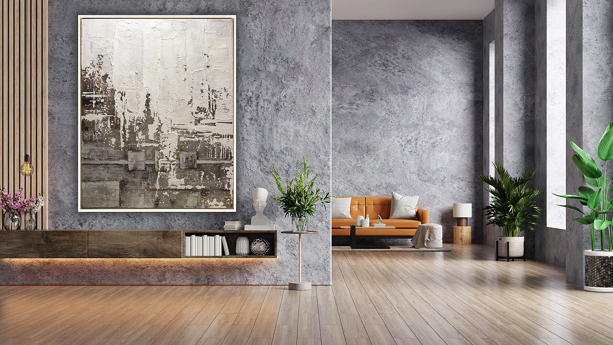 Декоративная штукатурка в интерьере