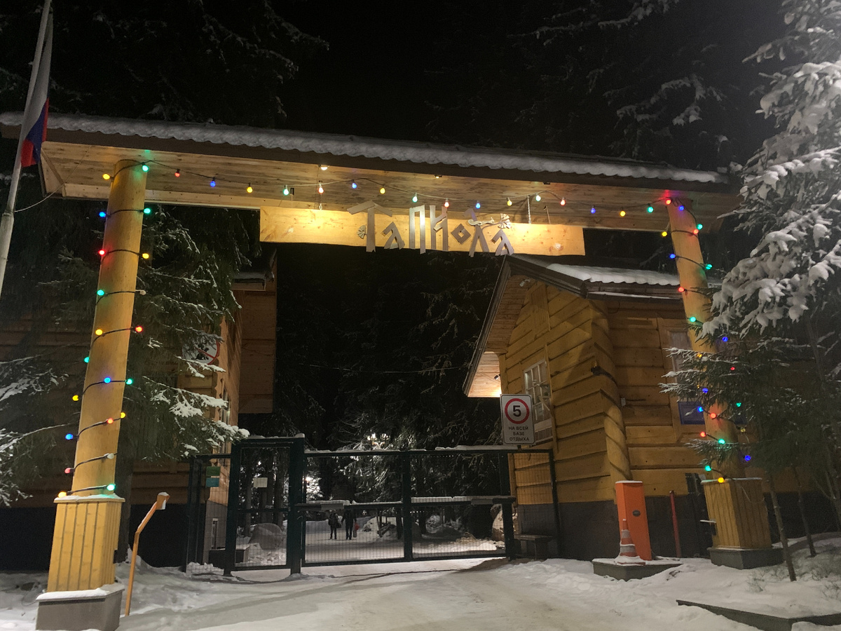 ворота на въезде