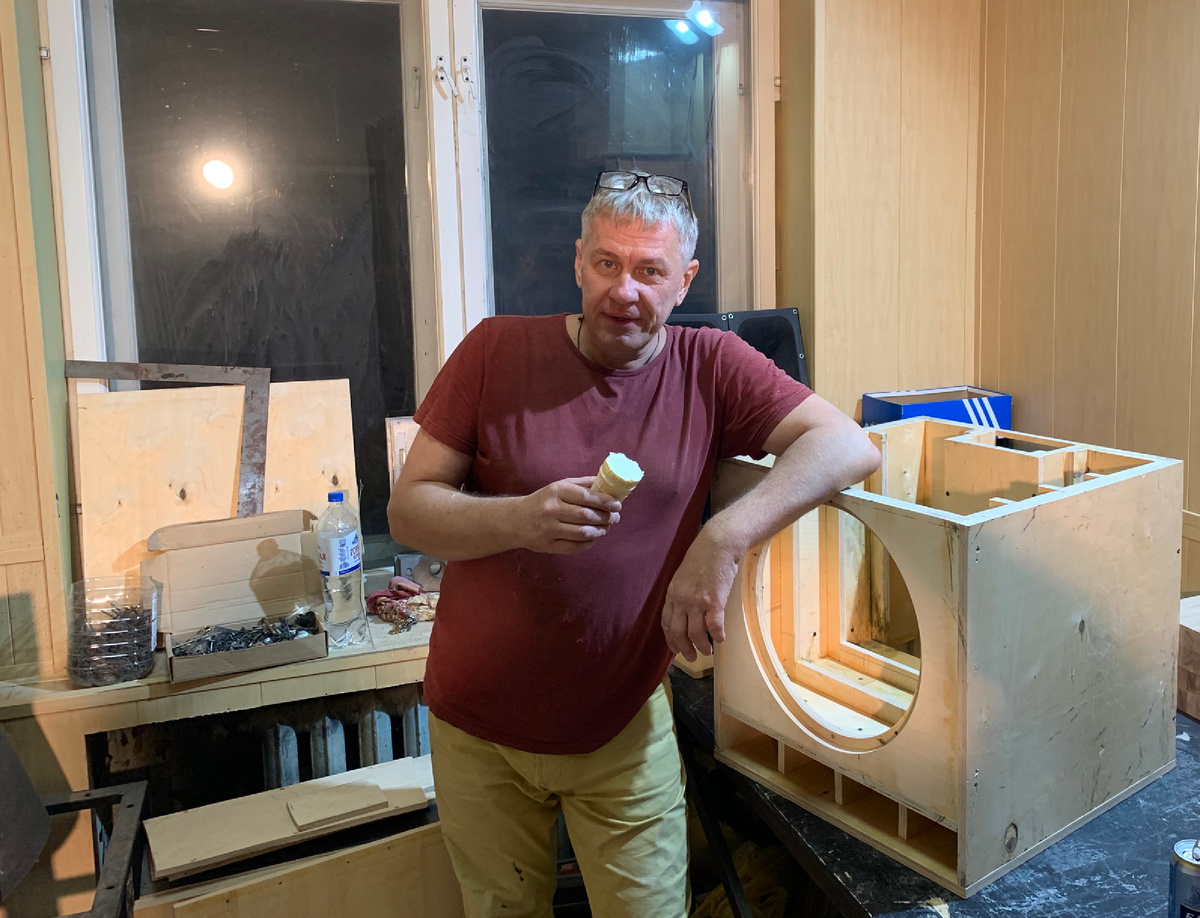 А вот и я сам в процессе