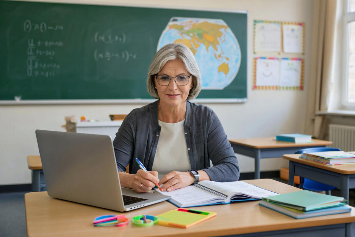 В Хабаровском крае повысят оклады учителей на 25 процентов.  Фото: Изображение сгенерировано с помощью ИИ / Светлана Возмилова