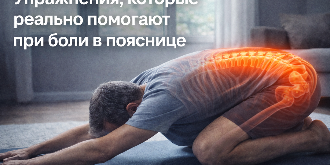 Упражнения, которые уменьшают боль в пояснице?