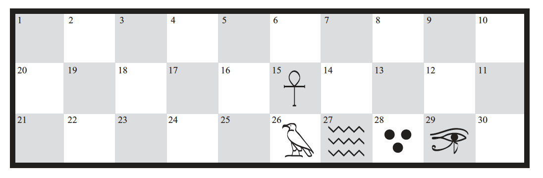 Поле для игры в сенет