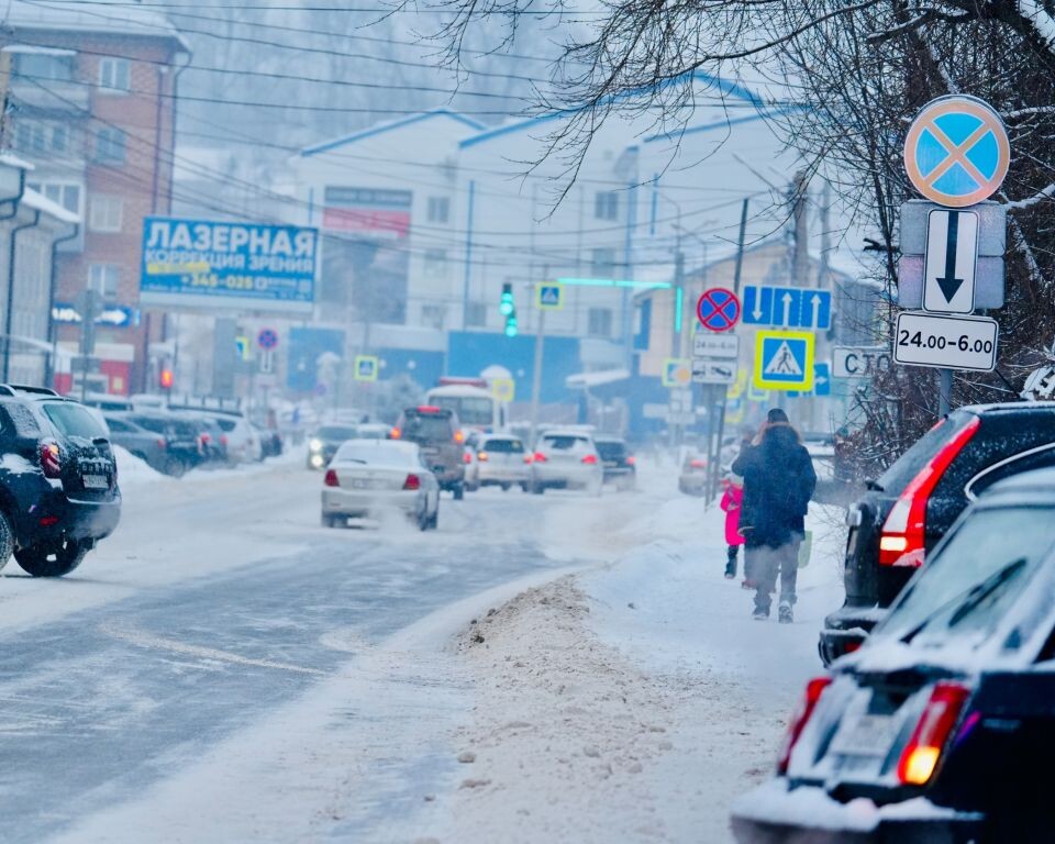    Горно-Алтайск. Зима. Снег. Источник: Андрей Сороко/"Толк"