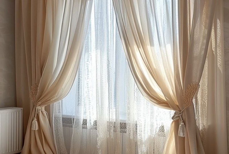 Как сочетать тюль, шторы и гардины: 25+ вариантов на любой выбор