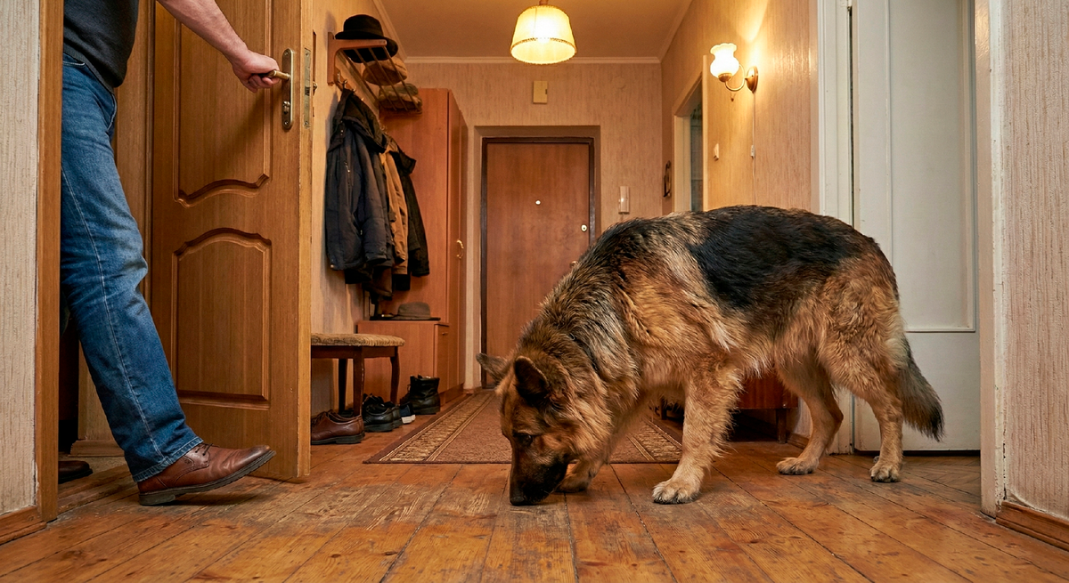 Тот самый момент, когда жизнь делится на «до» и «после». Осторожный, робкий шаг из подъездной серости в тепло настоящего дома. Он еще не верит своему счастью и жадно вдыхает новые, уютные запахи.