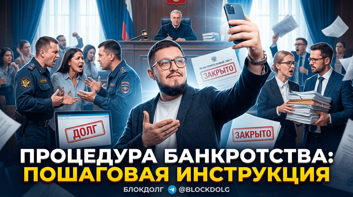    Пошаговая инструкция по процедуре банкротства Tikhina