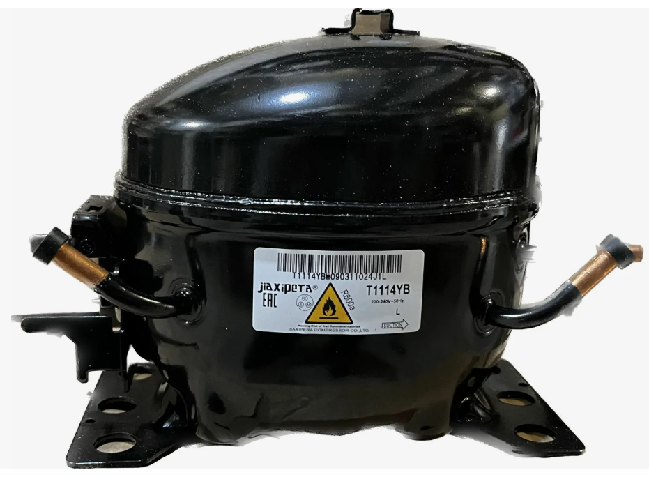 Один из самых распространённых асинхронных (обычных) компрессоров холодильника.