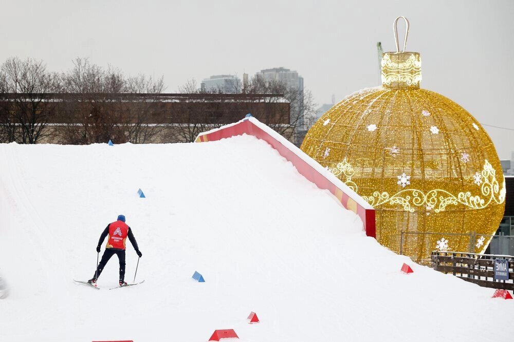    Лыжно-биатлонная трасса в «Лужниках». Фото: АГН Москва/ Чингаев Ярослав