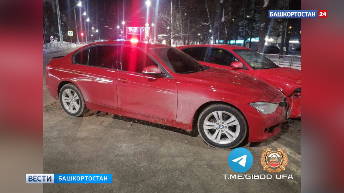    Девушка-водитель Audi пострадала в ДТП с участием BMW на улице 50 лет СССР в Уфе
