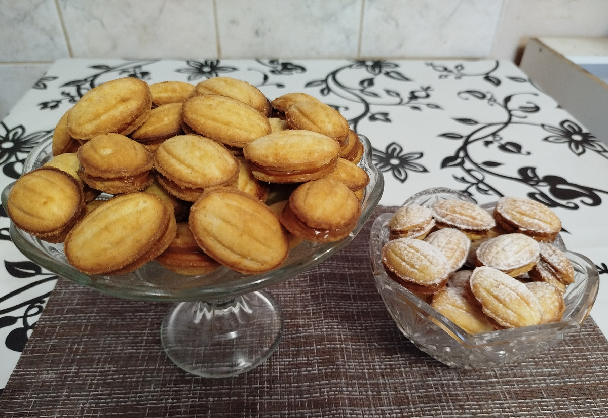 Орешки со сгущёнкой. Простые рецепты от Светы.