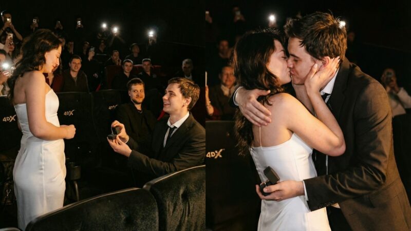    Предложение руки и сердца: момент, который останется в памяти надолго.