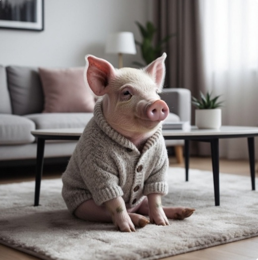 Мультики смотрит) 