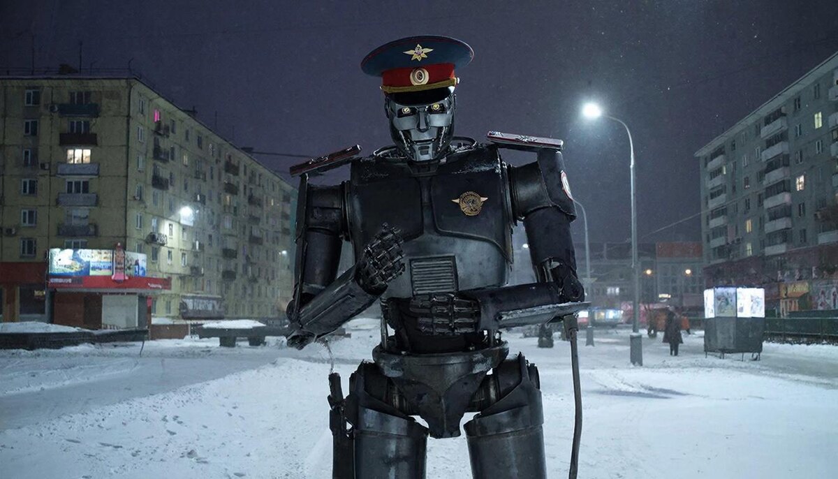 Терминатор в СССР. Сгенерировано ИИ