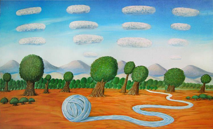  «Я здесь был! Иди за мной! Здесь можно пройти!».