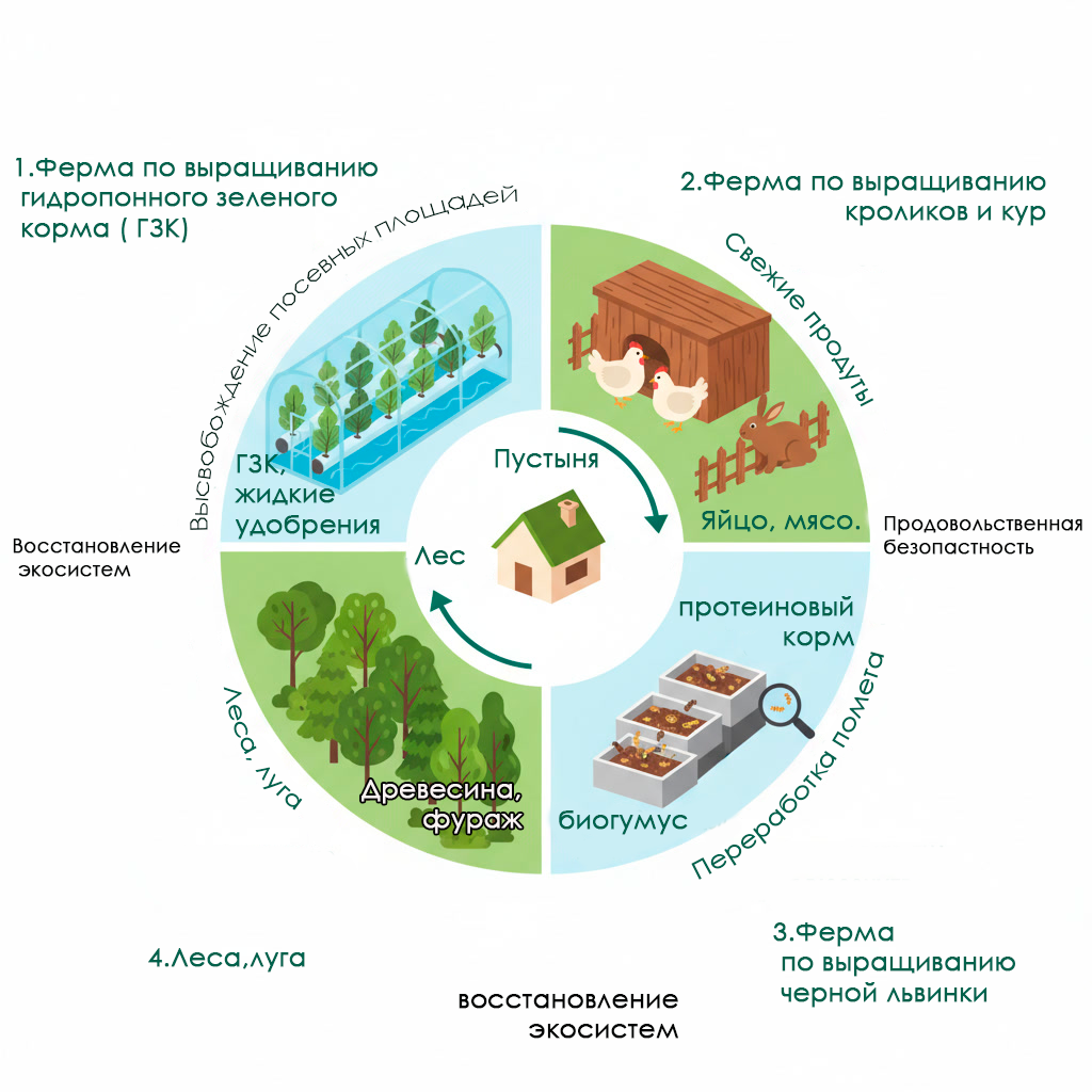 Условная схема замкнутого цикла