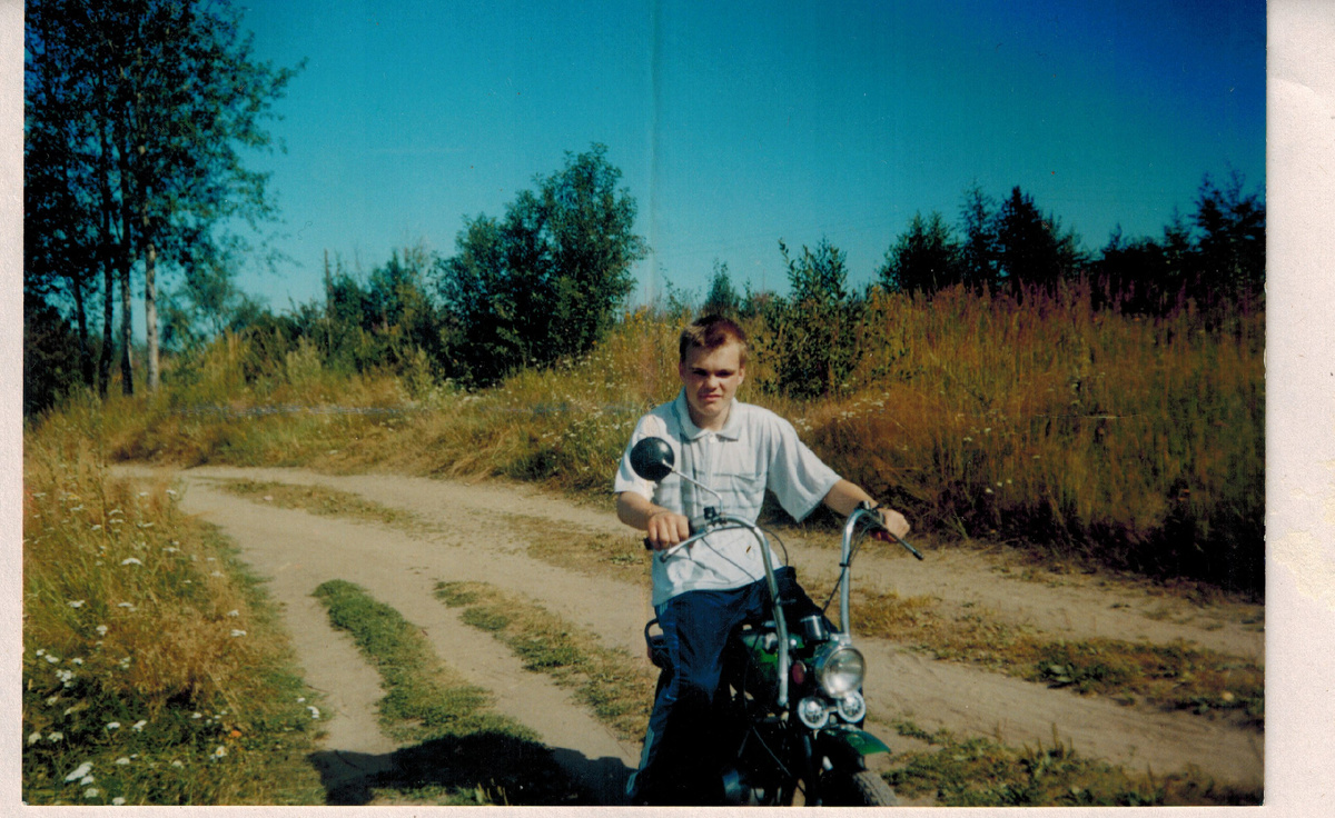 Мое самое  первое фото на минике