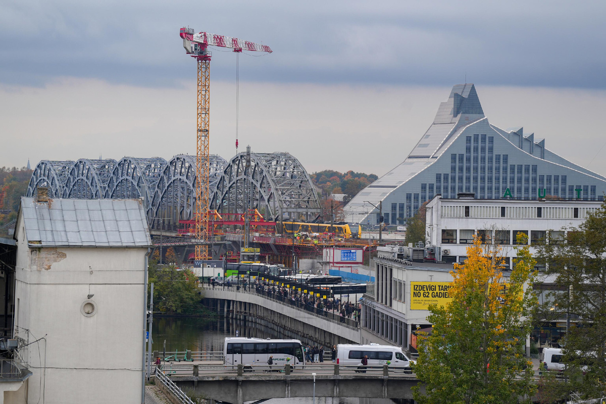 Строительные работы на центральном узле Rail Baltica в Риге, архив © CC BY-SA 2.0 / Saeima